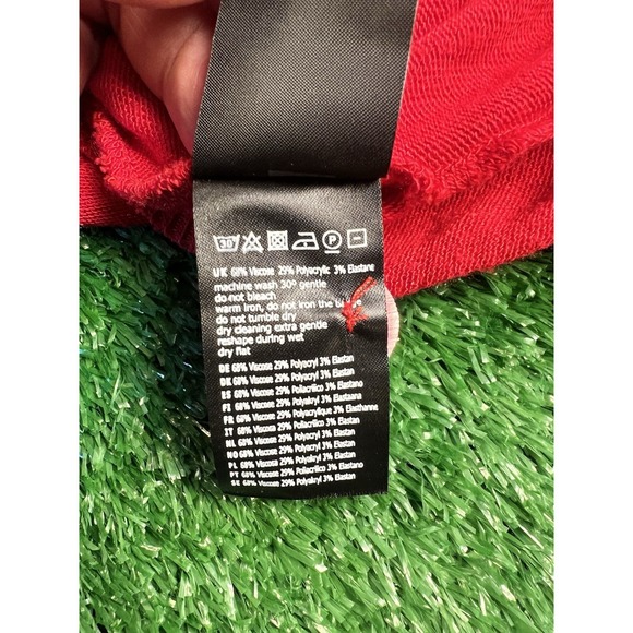 Star Wars XS Musterbrand Sith Apprentice Cardiagn Sweater Women Red Hooded - Picture 7 of 10